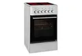 exquisit Elektro-Standherd ECM 5-4.1 Inox, Umluft, Grill