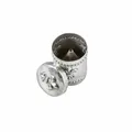 Loberon Kerzenanspitzer Fleur De LYS - zum Anspitzen von Stabkerzen - Nostalgische Ornamente - Hübsch Verziert - Kerzenzubehör - Kerzenaccessoires - Messing, antiksilber