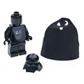 1x Lego Minifigur Star Wars Darth Vader Helm Kopf schwarz 9001765 973ps7 sw0386