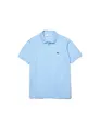 Lacoste Herren Polo-Shirt Kurzarm L1212, Männer Polo-Hemd,2 Knopf,Regular Fit,Blau,4