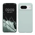kwmobile Hülle kompatibel mit Google Pixel 8 Hülle - weiches TPU Silikon Case - Cover geeignet für kabelloses Laden - Cool Mint