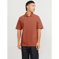 Jack & Jones Poloshirt JPRCCWILLIAM WASH SS POLO SN rot M (50)