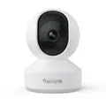 Reolink 2K Überwachungskamera Innen, 360°-Ansicht Indoor Kamera WLAN mit Auto-Tracking, Baby Monitor mit Personen-/Tier-/Weinen-Erkennung, 2,4 GHz Wi-Fi, Privatmodus, 2-Wege-Audio, E1 4MP