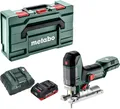 Metabo ST 18 LT 130 BL Akku Stichsäge 18 V 130 mm Brushless + 1x LiHD Akku 4,0 Ah + Ladegerät + Metabox