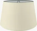 Wogati® Premium Lampenschirm E14/E27 Baumwolle|Creme / Größe: XL