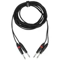 Klang Twin Audiokabel, 6 Meter 2x 6,3mm Klinke, male, mono - 2x 6,3mm Klinke,...