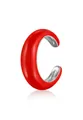 Elli Ohrklemme Earcuff Emaille Rot 925 Sterling Silver