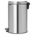 Brabantia Abfalleimer, Silber, Metall, 35.5x52x32.5 cm, Küchen, Küchenausstattung, Mülleimer
