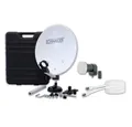 Schwaiger SATSET351 SAT-Antenne (SAT Komplettanlage im Koffer, 35 cm Durchmesser, Camping Set)