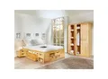 Mid.you Stauraumbett Interlink Claas 30400640, Natur, Holz, Kiefer, massiv, 140x200 cm, Bettkasten, Lattenrost, Schlafzimmer, Betten, Einzelbetten