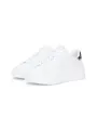 Tommy Hilfiger ANIMAL PRINT PLATFORM SNEAKER Plateausneaker, Schnürer, Halbschuh, Freizeitschuh, gepunkteter Braun-Beiger-Besatz