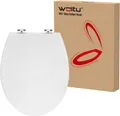 WOLTU WC Sitz mit Absenkautomatik, aus Kunststoff, Softclose, Antibakteriell