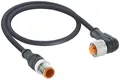 Lutronic 1162 Sensor-/Aktor-Anschlussleitung M12 Stecker, gerade, Buchse, gewinkelt 5.00m Polzahl Se