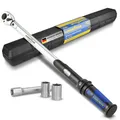Drehmomentschlüssel Goodyear inkl. Stecknüsse 17+19 mm 40 und 210 Nm Auto