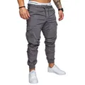 Amaci&Sons Chinohose LOS ANGELES Cargo Jogger-Chino grau W31