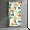 MTOnlinehandel Kinder Strandtuch 70x140 cm – Weiches & Saugfähiges Badetuch mit Dino-Motiv – Baumwolle & Polyester Mix – Schnelltrocknend