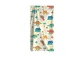 MTOnlinehandel Strandtuch Kinder • 70x140 cm • Schnelltrocknend, Baumwolle & Mikrofaser Mix (1-St), Badetuch • Weich & Saugfähig • Strand • Meer • Dino