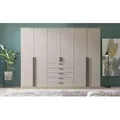Drehtürenschrank   ¦ beige ¦ Maße (cm): B: 270 H: 210 T: 52.0