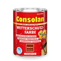 2,5 Liter Consolan Wetterschutzfarbe , rotbraun Nr. 204