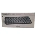 Logitech Pebble Keys 2 K380s Graphite QWERTY UK Layout Zubehör Tastaturen