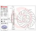 2x Bremsscheibe BREMBO 09.A960.21 passend für MERCEDES-BENZ