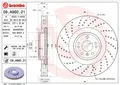 2x BREMBO Bremsscheibe 09.A960.21 für MERCEDES-BENZ