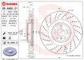 2 x BREMBO 09.A960.21 Bremsscheibe für MERCEDES-BENZ
