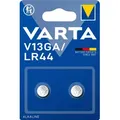 Varta Alkaline V13GA AG13 LR44 Batterie 1,5V Knopfzellen