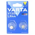 Varta Batterie Alkaline, Knopfzelle, LR44, V13GA, 1.5V Electronics, Retail Blister (2-Pack) 04276101402