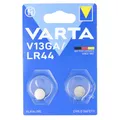 Varta Batterie Alkaline, Knopfzelle, LR44, V13GA, 1.5V Electronics, Retail Blist