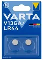 Varta Alkaline Batterien V13GA/LR44, 2 Stück, Zuverlässige Energie