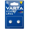 kQ Varta Knopfzelle Alkaline V13GA LR44 1.5V Batterie Professional 2er Blister