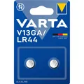 Varta V13GA / LR44 Alkaline Knopfzelle 2er Pack für Smart Home / Autoschlüssel