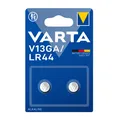 V13GA VARTA Knopfzelle Batterie LR44 AG13 13GA V76PX SR44 V 13 GA 2er Blister