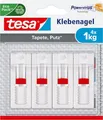 Tesa Verstellbarer Klebenagel (für Tapeten und Putz 1 kg, Höhenverstellbarer