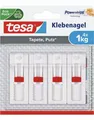 4 tesa Klebenagel für Tapeten und Putz verstellbar Powerstrips Nagel