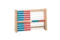 Rechenrahmen 100er Zahlenraum rot/blau RE-Wood® Abakus Zählrahmen Rechenschieber