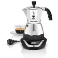 Espressokocher Schwarz, Silber