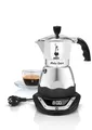 Moka Timer Elektrische Kaffeemaschine mit eingebautem Timer 3 Tassen 365 W Sc...