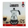 Bialetti Moka Timer 3 Tassen, programmierbarer Espressokocher 0006092 (800636300