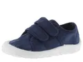 victoria Sneaker Unisex Barefoot Bosco Gefärbte-Canvas Drec & Doppel-Klettverschluss 1370111 für Kinder Marino 24