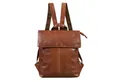 STILORD Notebook-Rucksack "Charlie" Vintage Lederrucksack Braun Damen Herren 13,3 Zoll Echtleder