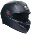 Integralhelm AGV K3 E2206 MPLK Matt Schwarz Zulassung E06 Größe L