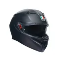 Helm AGV K3 Solid Matt Black Gr. L Motorradhelm mit Sonnenblende Integralhelm