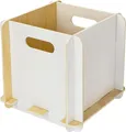 HMF Aufbewahrungsbox aus Holz zum Zusammenstecken passend für Bücherregale