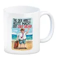 Chef im Urlaub Kaffeebecher Tag der Arbeit