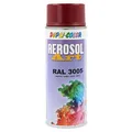 DUPLI-COLOR AEROSOL ART RAL 3005 weinrot glänzend 400 ml, Spraylack für vielseitigen Einsatz, schnelltrocknend, hohe Deckkraft, für Innen- und Außenbereiche geeignet