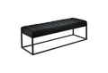pro.tec Polsterbank, »Salta« Sitzbank Metall 120 x 40 x 38 cm Schwarz