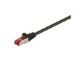 Goobay GOOBAY CAT.6 Netzwerkkabel, S/FTP, PIMF, CU, LSZH, schwarz, 5,0 m Netzwerkkabel