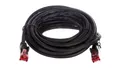 Kabel krosowy patchcord S/FTP (PiMF) kat.6 LSZH czarny 5m 68700